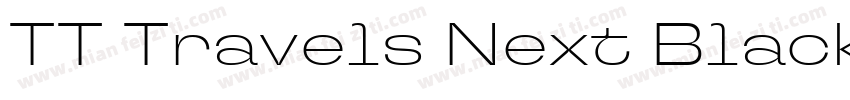 TT Travels Next Black字体转换